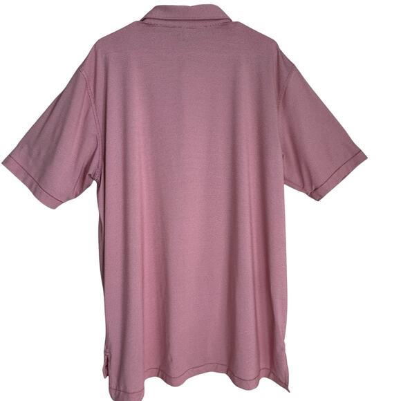 Peter Millar Summer Comfort Golf Polo Short Sleeve Collar Red Stripe Men XL Logo - Picture 9 of 12